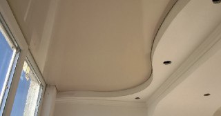 Натяжной потолок на балкон Курчатов, цена 6334 руб.
