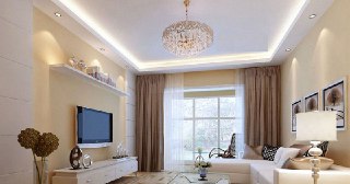 Натяжной потолок в гостиную Курчатов, цена от 6545 руб.