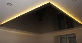 Натяжной потолок с подсветкой Курчатов, цена от 2154 руб.