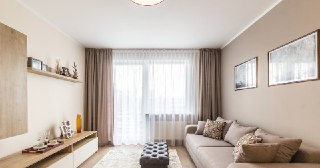 Натяжной потолок в гостиную Курчатов, цена от 6545 руб.