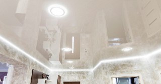 Натяжной ПВХ потолок Курчатов, цена от 2154 руб.