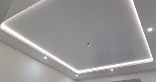 Светодиодные натяжные потолки Курчатов, цена от 1584 руб.
